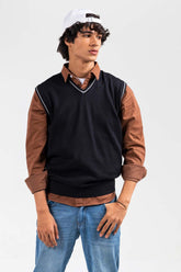 Black Basic Sweater SL-SWT-D22-05